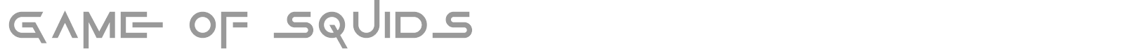 Game Of Squids font preview